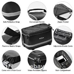 12L Bicycle Bike Cycle Rear Rack Bag Removable Carry Carrier Saddle Bag Pannier