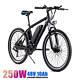 26 Folding Electric Bike 250w City E-bike Mountain Bike 15ah Fat Tire Bicycle