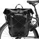 27l Bike Bicycle Seat Rear Bag Waterproof Pannier Rack Pack Shoulder Pouchs Uk