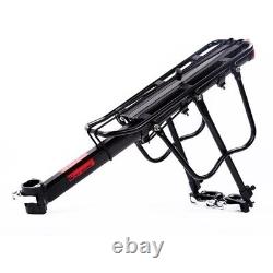 2X Duty Bicycle Luggage Rear Rack Stand 24-29Inch Bike Trunk 100 KGS Load Bicyc