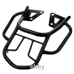 2pcs Motorcycle Bike Bags Rear Luggage Rack for for MSX125 Black