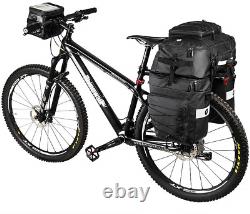 3 in 1 Bike 70L Rear Rack Bags Pannier Waterproof Bicycle Trunk Bags Double Side