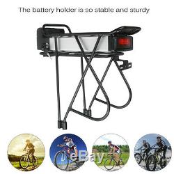 36V 13Ah Li-ion Electric E-Bike Bicycle Battery With Rear Rack Kit Lockable UK