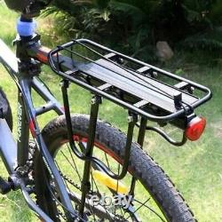 3X Duty Bicycle Luggage Rear Rack Stand 24-29Inch Bike Trunk 100 KGS Load Bicyc