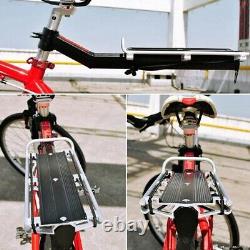 3XBicycle Rear Rack, Bike Luggage Cargo Cer, Release Adjustable Cycling po X5H3