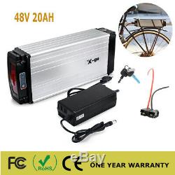 48V 20Ah 1200W 1500W LED Rear Rack Li-ion Battery E-bike Electric Bicycle Tail
