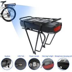 52V 17.5AH Electric Lithium Ebike Battery with Rear Rack Kit for 500W-1000W Motor