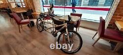 ALUMINIUM RALEIGH PIONEER TANDEM, DISC BRAKES, REAR RACK, Suits all 4ft to 6ft