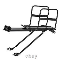 Almost 165 Lbs Capacity Rear Bike Rack Made of Aluminum Alloy