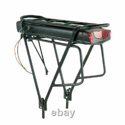 Aluminum Bicycle Tail Rear Rack Holder Frame Carrier For E-Bike Lithium Battery
