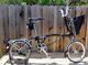 Brompton M6l Black Six Speed Folding Bike + Hard Plastic Travel Case -bk Rack
