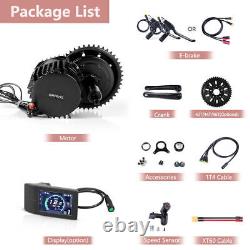 Bafang 52V 1000W 68mm BBSHD Mid Drive Ebike 68mm Conversion Kit With 14AhBattery