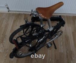 Bickerton Junction 1707 Country Folding Bicycle with rear rack & leather saddle