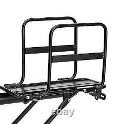 Bicycle Carrier Rack Pannier Rack Aluminum Most 165lbs Capacity Shelf Carrier
