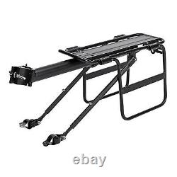 Bicycle Carrier Rack Panniers Tailstock Holder with Extended wing for
