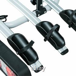 Bicycle Loading Rack Car Rear Bike Carrier Adjustable Wheel Chocks Black Silver