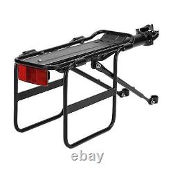Bicycle Rear Luggage Cargo Rack Aluminum Alloy With Extended wing Most 165lbs