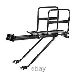 Bicycle Rear Luggage Cargo Rack with Extended wing Aluminum for Luggage