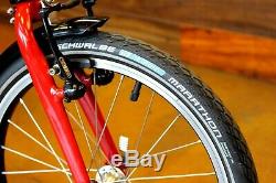 Bike Friday Tikit Folding Bike with Hardshell Travel Case 1x8 with rear rack