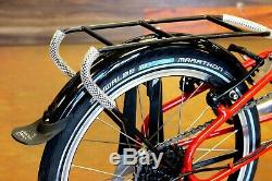 Bike Friday Tikit Folding Bike with Hardshell Travel Case 1x8 with rear rack