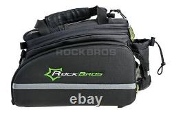 Bike Rear Bag Cycling Carrier Bag Bicycle Travel Rear Pack Pannier 35L ROCKBROS