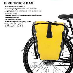 Bike Rear Rack Bag Outdoor Waterproof Bicycle Saddle Bag For Long Distance R New