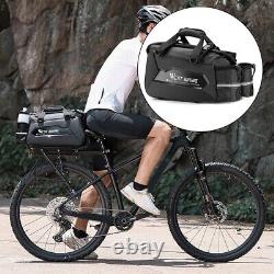 Bike Rear Rack SeatPack Waterproof Trunk Bag 13 25L with Kettle Pocket