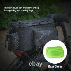 Bike Trunk Bag Bicycle Rack Rear Carrier Bag Commuter Bike Luggage Bag Pannier