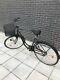 Black Single Speed Step Through Dutch Bike 20 Frame Basket & Rear Rack