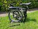 Brompton M3r Folding Bicycle 2005 (gloss Black) Rear Rack & Pump Included