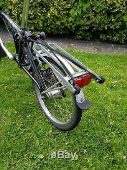 Brompton M3R Folding Bicycle 2005 (Gloss Black) Rear Rack & Pump Included