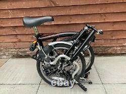 Brompton M5r Black 5 Speed With A Rack