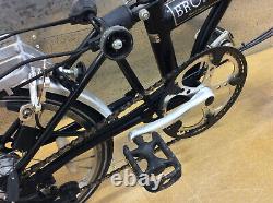 Brompton M6R Black 6 Speed with Rack Folding Bike Bicycle Worldwide Shipping