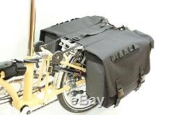 Brompton Rear Pannier Bag Bike Bicycle Bag Rack Seat Trunk Saddle Tail Storage