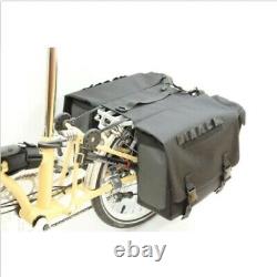 Brompton Rear Pannier Bag Bike Bicycle Bag Rack Seat Trunk Saddle Tail Storage