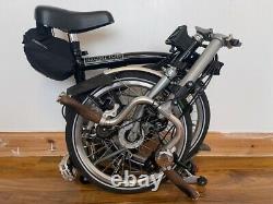 Brompton folding bike M6R (6-speed, mudguards+ Rack)