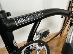 Brompton folding bike M6R (6-speed, rack, mudguards)