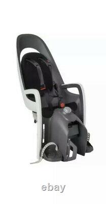 Child Bike Seat Hamax Caress White/Black Pannier Rack Suitable For E Bikes
