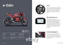 DAYI E Odin AMR Pro 72V 10000W Motorcycle 120kmph Long Range ROAD LEGAL Cruiser