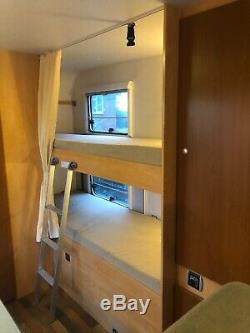 Dethleffs Eurostyle 6/7 berth motorhome, double dinette, rear washroom, bunk beds