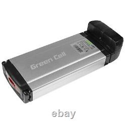 E-Bike Battery 36V 8.8Ah Li-Ion Rear Rack with Charger Electric Bicycle