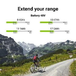 E-Bike Battery 48V 20Ah Electric Bicycle Rear Rack Li-Ion + Charger