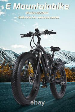 Electric Bike 1000 W 26 Mountain Bike E-bike Fat Tire Bicycle Adults Ebike MTB