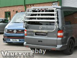 Fits Vw T5.1 Caravelle 10-15 Genuine 4 Bike Tailgate Bicycle Rack & Gas Struts