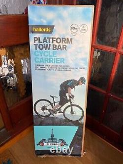Halfords 4 Bike Towbar Mounted Bike Rack Cycle Carrier NEW Boxed RRP £220 Rear