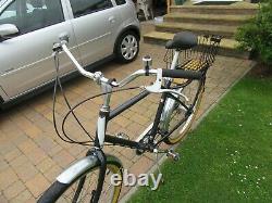 Hybrid Unisex Shopping Town bike Charge Steamer inc Basket and fixed rear rack