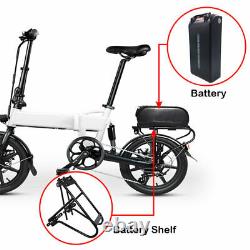 Lockable E-Bike Rear Rack Battery & Charger 36V 13Ah Li-Ion Electric Bicycle UK