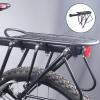 Mtb Bicycle Rear Luggage Carrier Cargo Rack Bike Panniers Load Shelf Accs