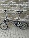 Must See Brompton M6r Tempest Blue & White With Rear Rack Mint & Rare