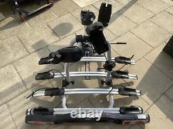 Maypole 4 Bike Carrier Towbar Towball Rear Cycle Rack with Lights